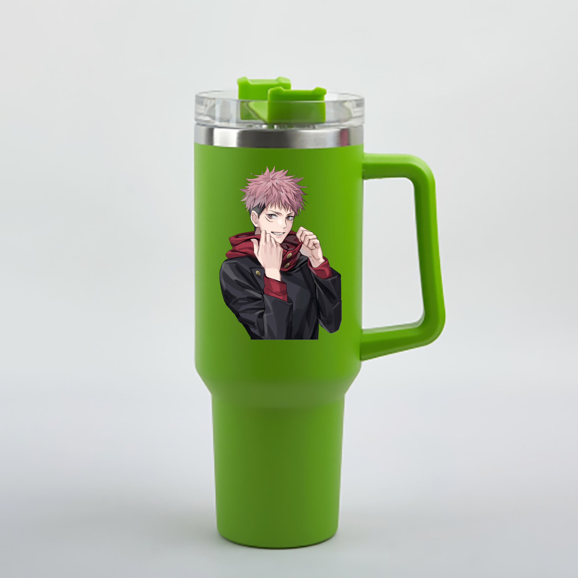 （画像用） 呪術廻戦 Jujutsu Kaisen 1200mL車用タンブラー - クリスタルステッカー（プラスチックストロー付き）